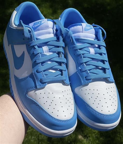 blue Nike dunks men's